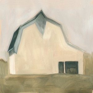 Serene Barn IV by Emma Scarvey Oil Painting