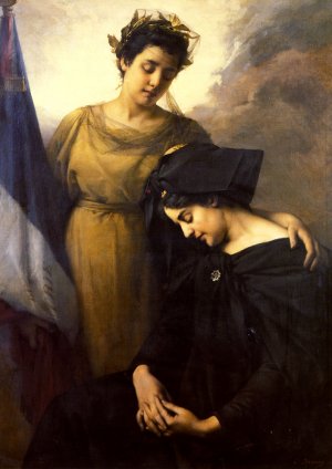 The Loss of Alsace Lorraine by Emmanuel Benner Oil Painting
