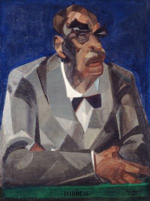 Octave Mirbeau by Emmanuel Gondouin Oil Painting