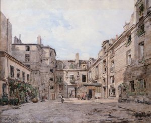 Le passage Charlemagne by Emmanuel Lansyer Oil Painting