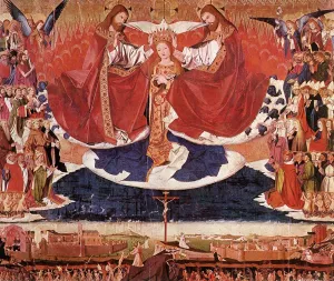 The Coronation of Mary Oil painting by Enguerrand Charonton