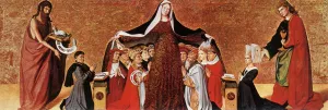 The Virgin of Mercy by Enguerrand Charonton - Oil Painting Reproduction