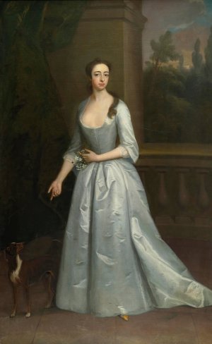 Lady Henrietta Spencer by Enoch Seeman Oil Painting