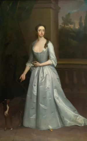 Lady Henrietta Spencer by Enoch Seeman Oil Painting