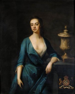 Portrait of Henrietta Louisa Jeffreys Oil painting by Enoch Seeman