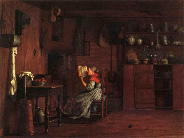 Saturday Afternoon by Enoch Wood Perry - Hand-Painted Oil Painting Reproduction