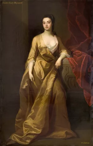 Portrait Of A Lady Maynard by Enoch Zeeman Oil Painting