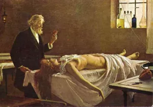 Anatomia del Corazon painting by Enrique Simonet Lombardo