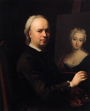 Self-Portrait at the Easel