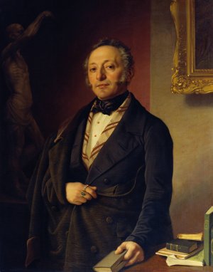 Der Apotheker Dr. Hofmann by Erasmus Von Engert Oil Painting