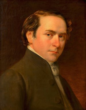 Selbstbildnis Erasmus von Engerth by Erasmus Von Engert Oil Painting