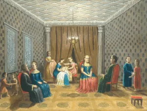 Egyptian Scene by Erastus Salisbury Field Oil Painting