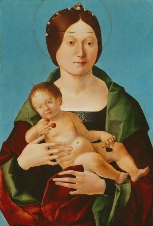 Virgin and Child by Ercole De' Roberti Oil Painting