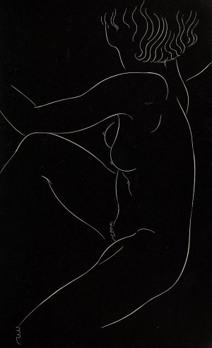 Twenty-five nudes 02 by Eric Gill Oil Painting