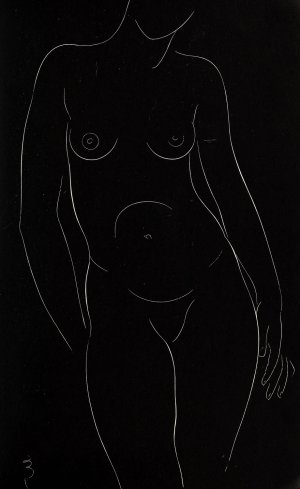 Twenty-five nudes 04 by Eric Gill Oil Painting