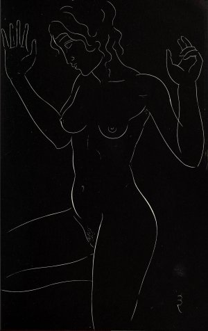 Twenty-five nudes 06 by Eric Gill Oil Painting