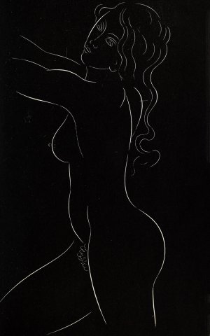 Twenty-five nudes 07 by Eric Gill Oil Painting