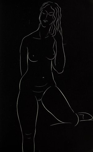 Twenty-five nudes 13 by Eric Gill Oil Painting