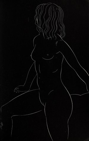 Twenty-five nudes 14 by Eric Gill Oil Painting