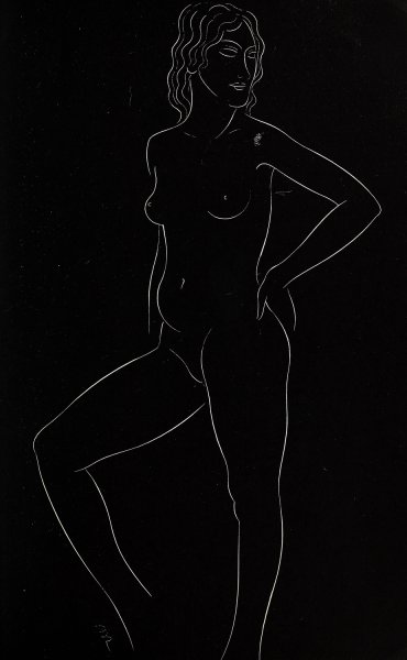 Main Product Photo of Twenty-five nudes 15  Painting by Eric Gill