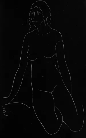 Twenty-five nudes 17 Oil painting by Eric Gill