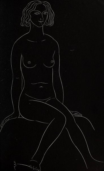 Main Product Photo of Twenty-five nudes 19  Painting by Eric Gill