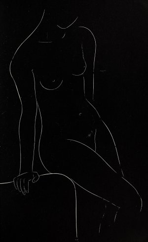 Twenty-five nudes 21 by Eric Gill Oil Painting