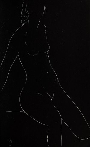 Twenty-five nudes 22 by Eric Gill Oil Painting