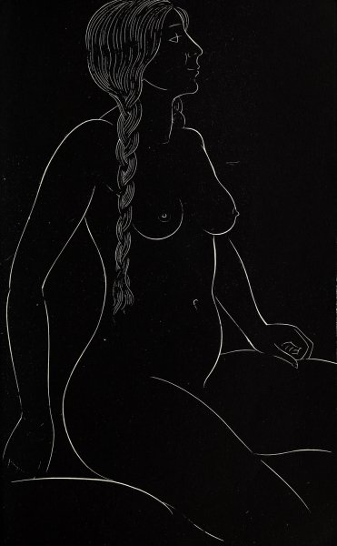 Main Product Photo of Twenty-five nudes 24  Painting by Eric Gill