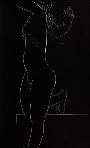Twenty-five nudes 25 by Eric Gill Oil Painting