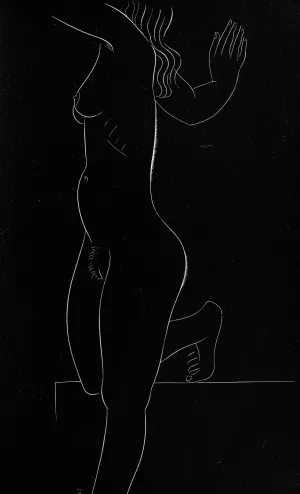 Twenty-five nudes 25 by Eric Gill Oil Painting