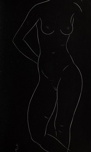 Twenty-five nudes 26 by Eric Gill Oil Painting