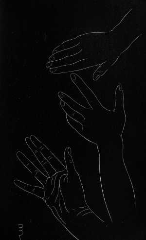 Twenty-five nudes 27 by Eric Gill Oil Painting