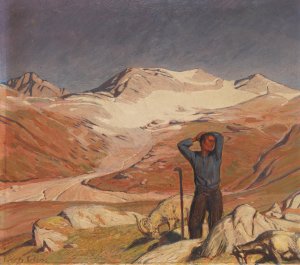 Alpenfruhling by Erich Erler Oil Painting
