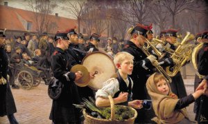 Changing of the Guard by Erik Henningsen Oil Painting