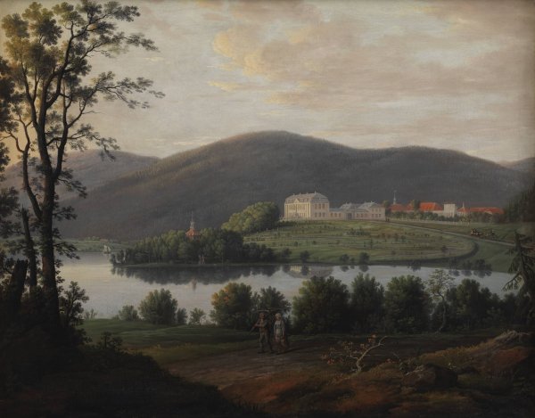 View of Bogstad in Norway  by Erik Pauelsen - Hand-Painted Oil Painting Reproduction
