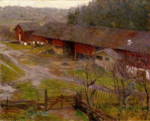 Autumn by Erik Werenskiold Oil Painting