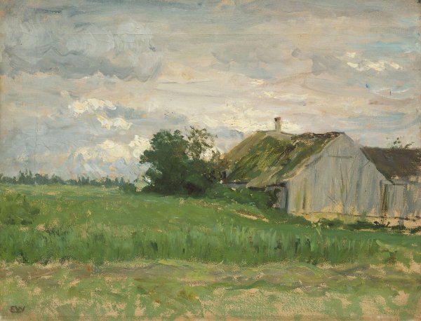 Main Product Photo of Landscape Study  Painting by Erik Werenskiold