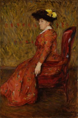 Portrait of the Painter Kitty L. Kielland by Erik Werenskiold Oil Painting