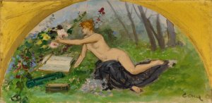 La Botanique by Ernest-Ange Duez Oil Painting