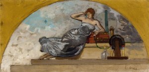 La Physique by Ernest-Ange Duez Oil Painting