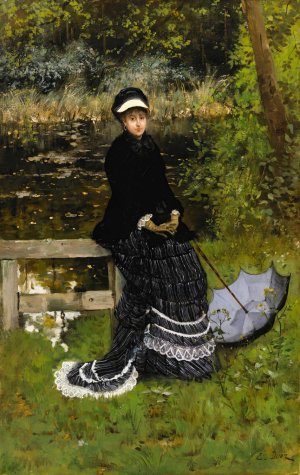 Melancolie by Ernest-Ange Duez Oil Painting