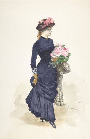 The Bouquet Oil painting by Ernest-Ange Duez