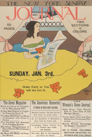 New York Sunday Journal by Ernest Haskell Oil Painting