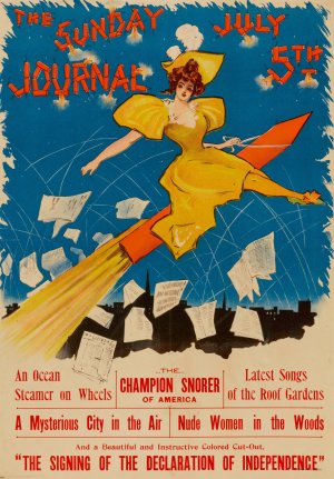 The Sunday Journal, July 5th, 1896 by Ernest Haskell Oil Painting