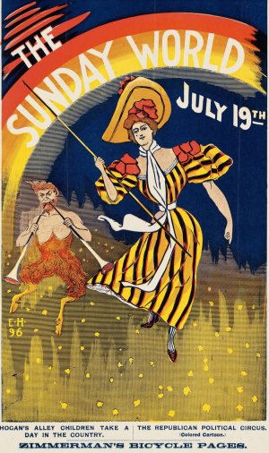 The Sunday World, July 19th by Ernest Haskell Oil Painting