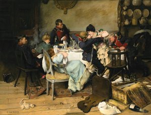 Mademoiselle Fifi by Ernest Jean Delahaye Oil Painting