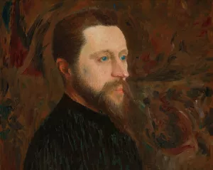 Portrait De Georges Seurat by Ernest Joseph Laurent Oil Painting