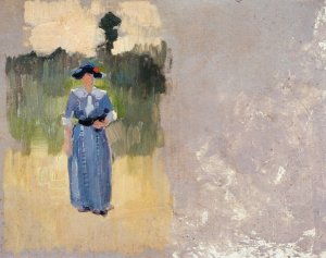 Etude de personnage Oil painting by Ernest Jules Renoux
