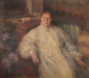 Madame Dauphin-Dornes by Ernest Laurent Oil Painting